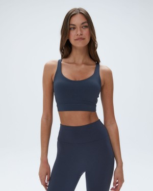 Blue Adanola Ultimate Cross Back Bra | QAMBHW502