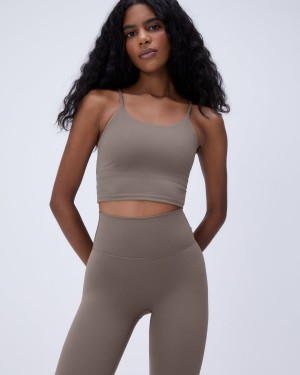 Brown Adanola Ultimate Tank Bra | FBNGLW206