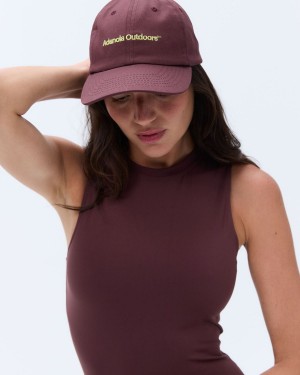 Burgundy Adanola Trail Cap | MQOCIB821