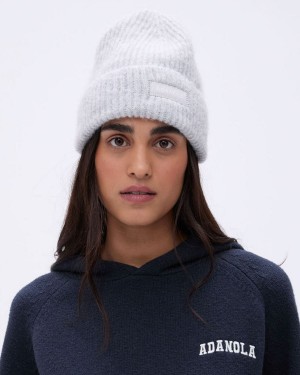 Light Grey Adanola Knit Beanie | CPUZIM981