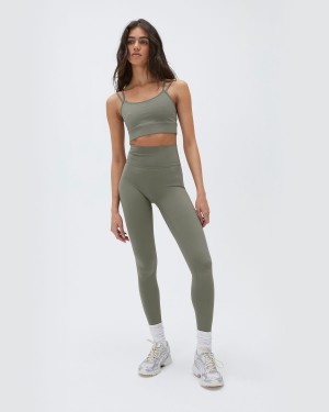 Olive Green Adanola Ultimate Leggings | OEMPRD380