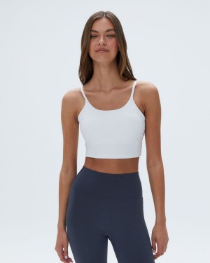 White Adanola Ultimate Tank Bra | IGVSLX072