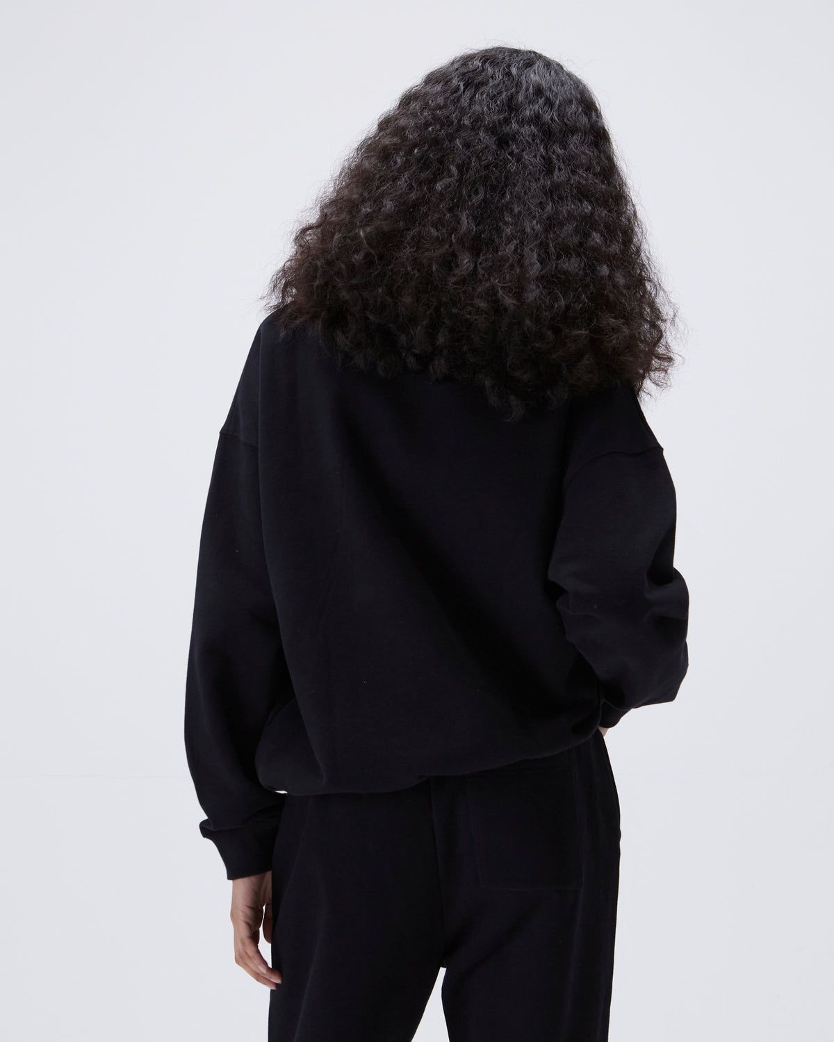 Black Adanola AS Oversized Sweatshirt | WVUDXQ628