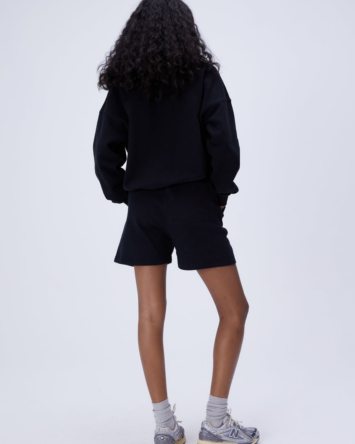 Black Adanola AS Sweat Shorts | MASFLW409