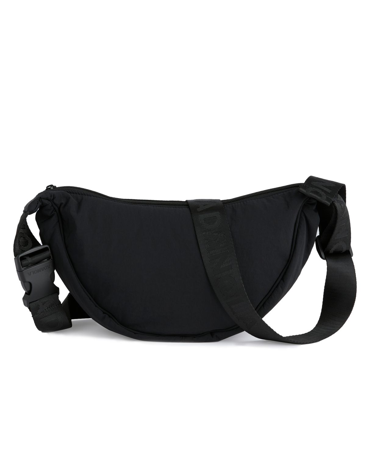 Black Adanola Branded Strap Crossbody Bag | VAQINP947