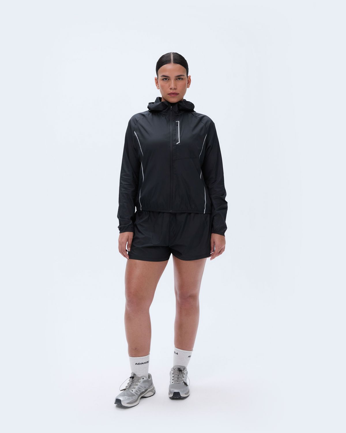 Black Adanola Lightweight Runner Short | GAULBQ624