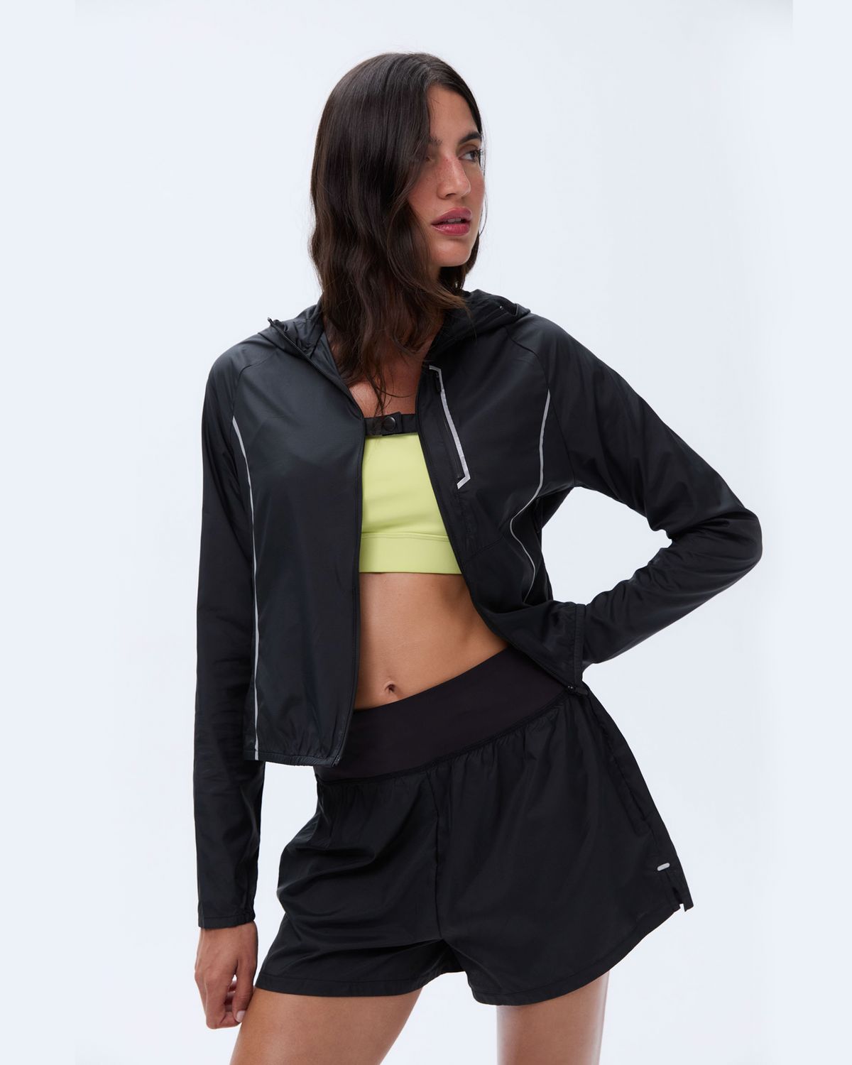 Black Adanola Lightweight Running Jacket | BVRWGZ589