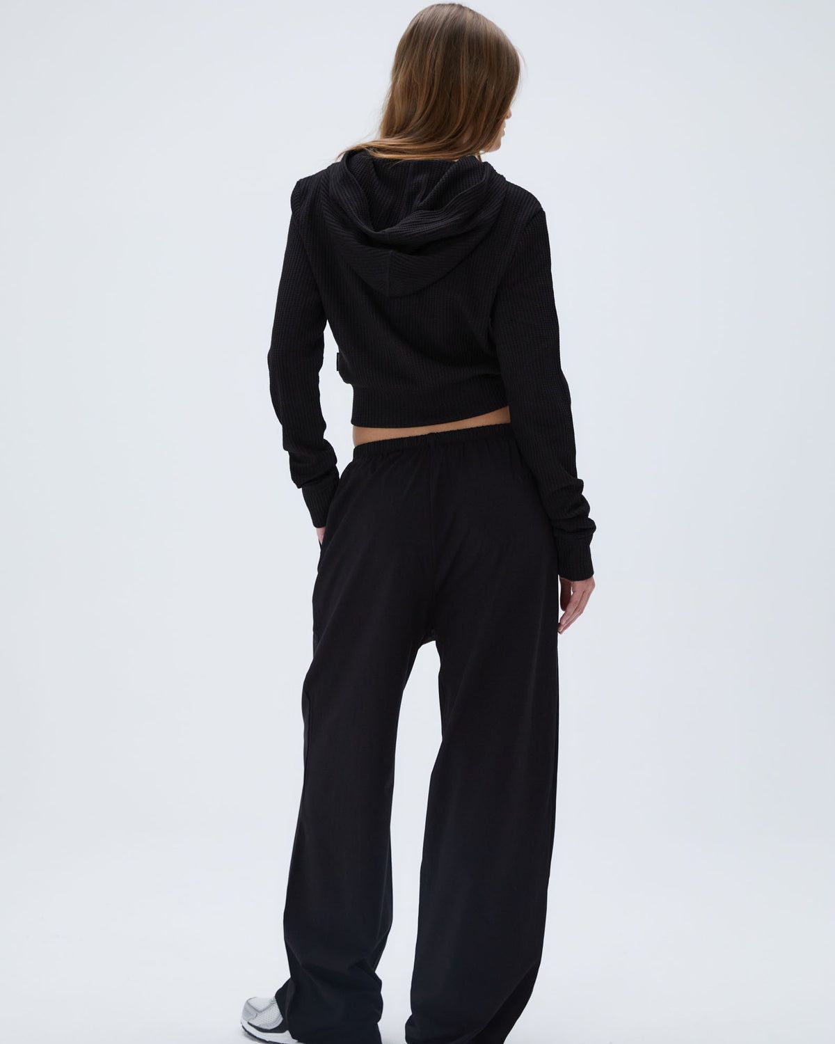 Black Adanola Modal Cotton Pants | WTMFGD657