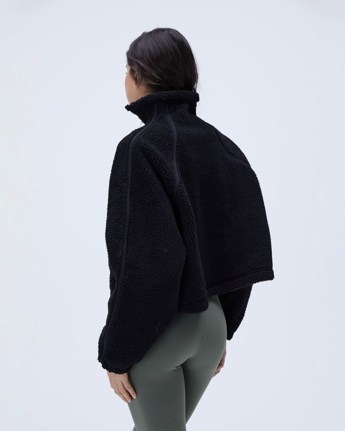 Black Adanola Quarter Zip Fleece | JMYQED830