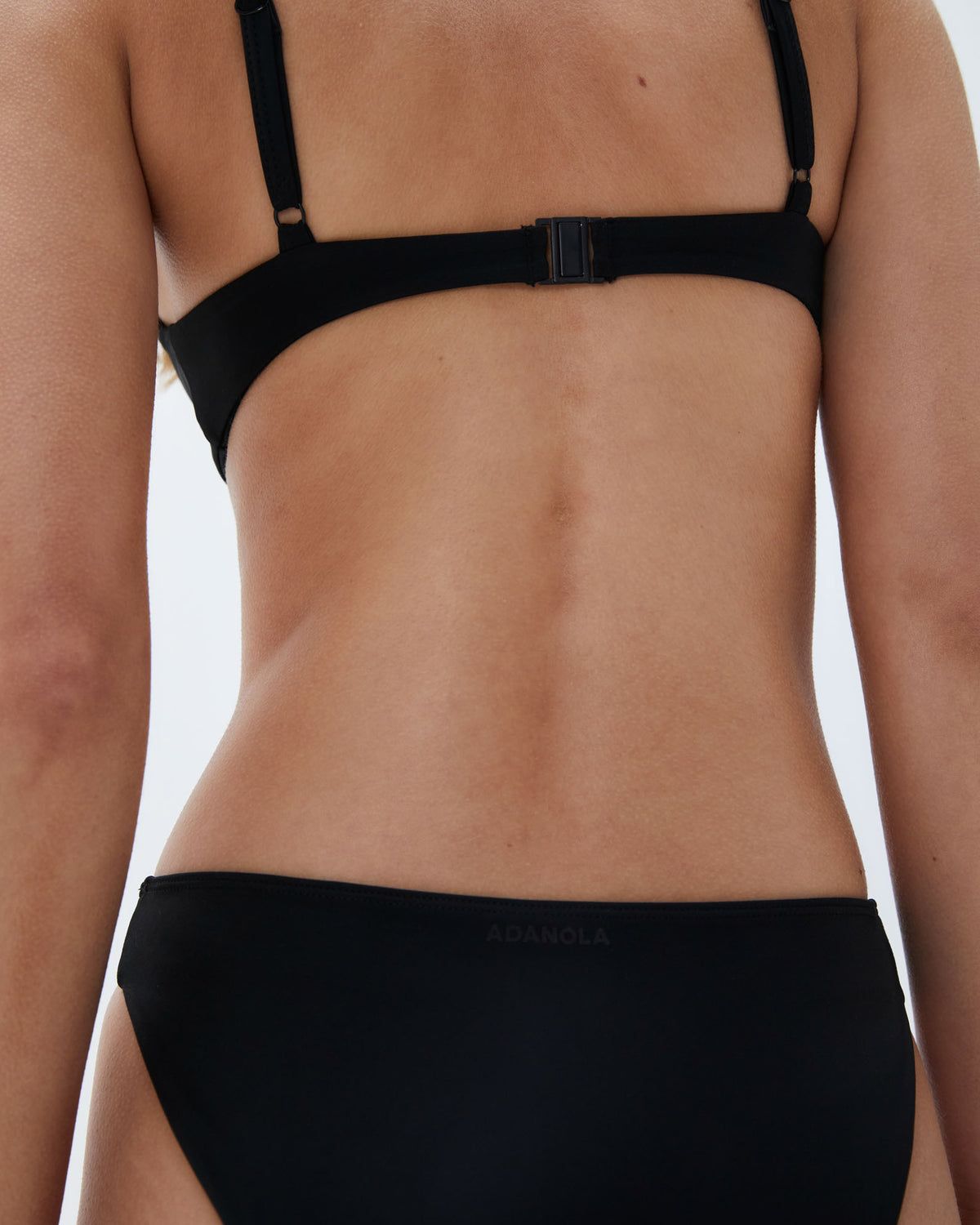 Black Adanola Scoop Neck Bikini Top | GWPXTR140