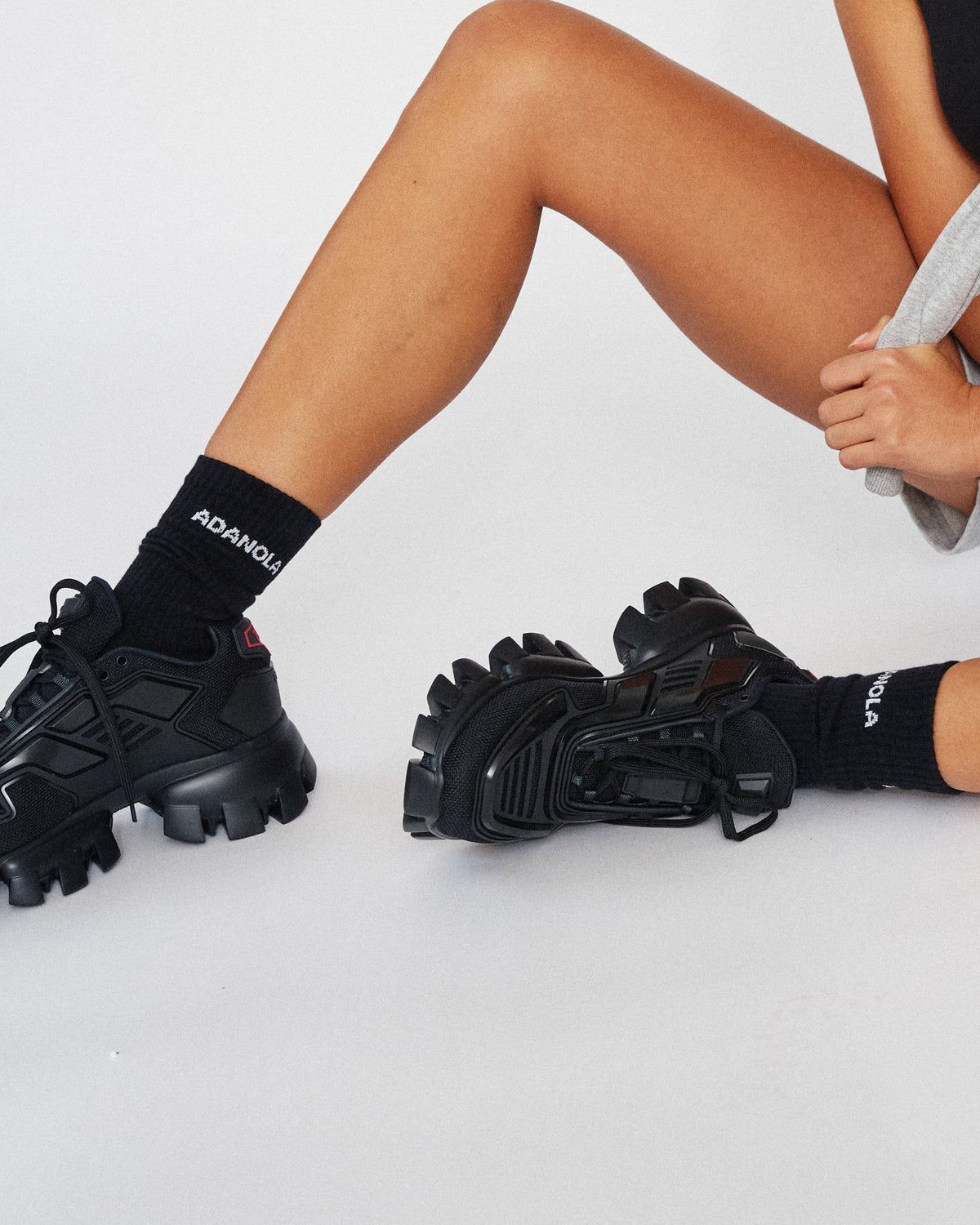 Black Adanola Socks | QKDXSC756
