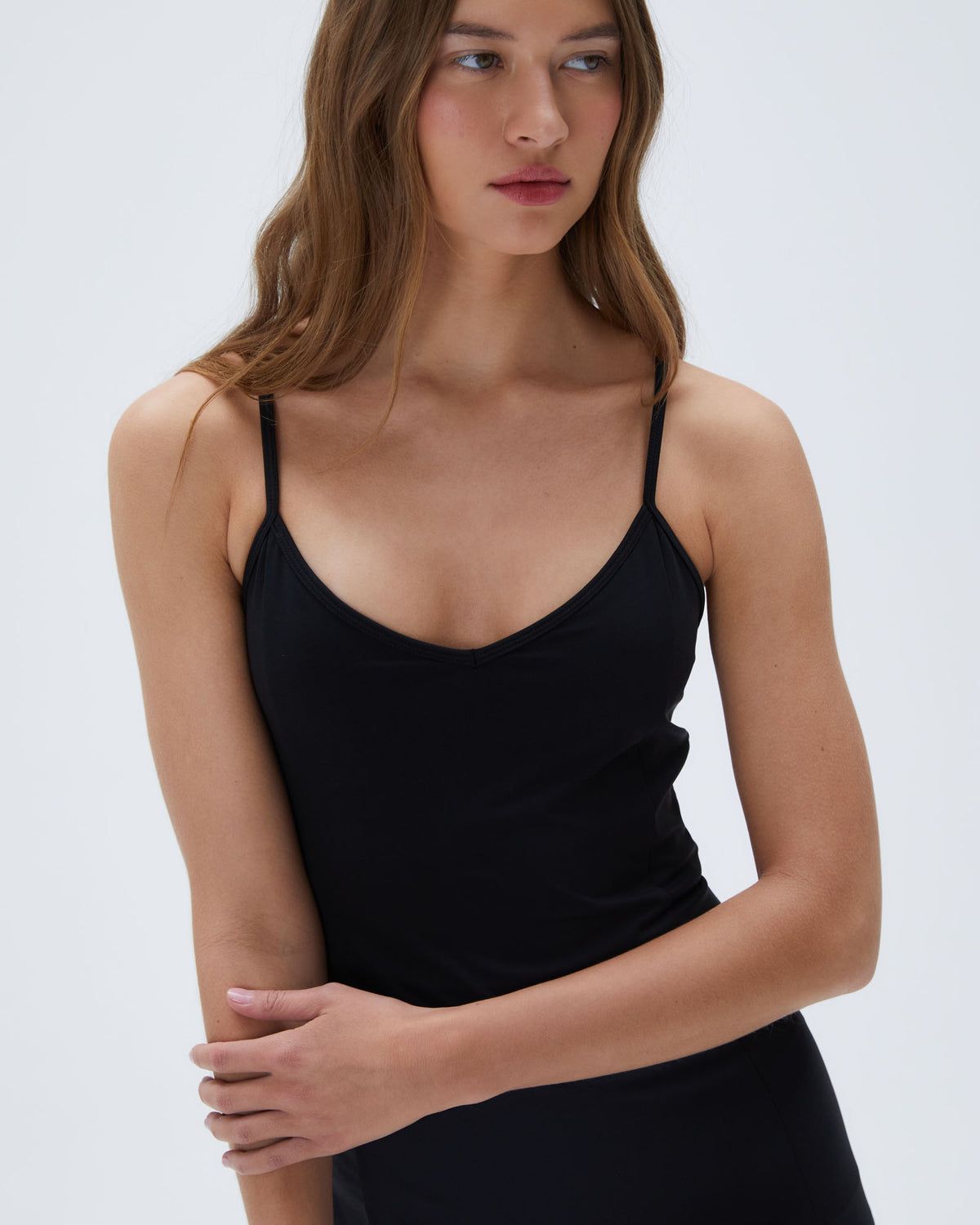 Black Adanola Strappy Tennis Dress | MBPTRF326