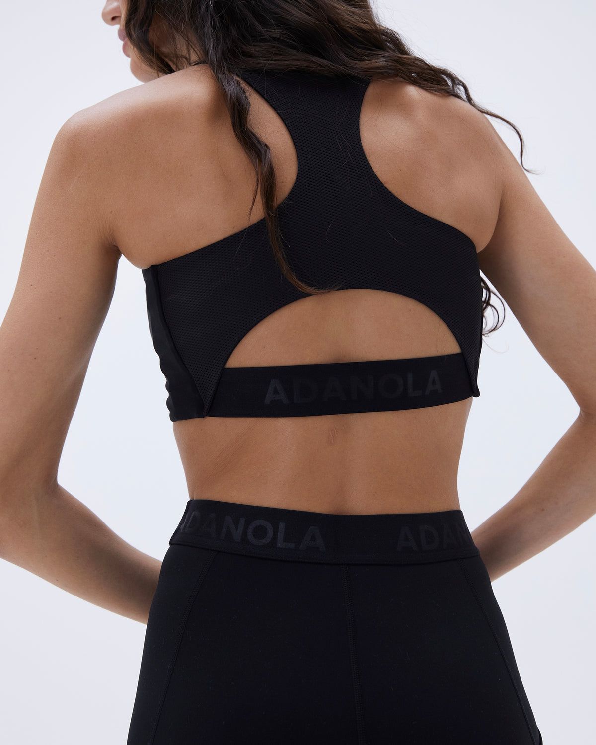 Black Adanola Ultimate Branded Pocket Leggings | UBOCXR903