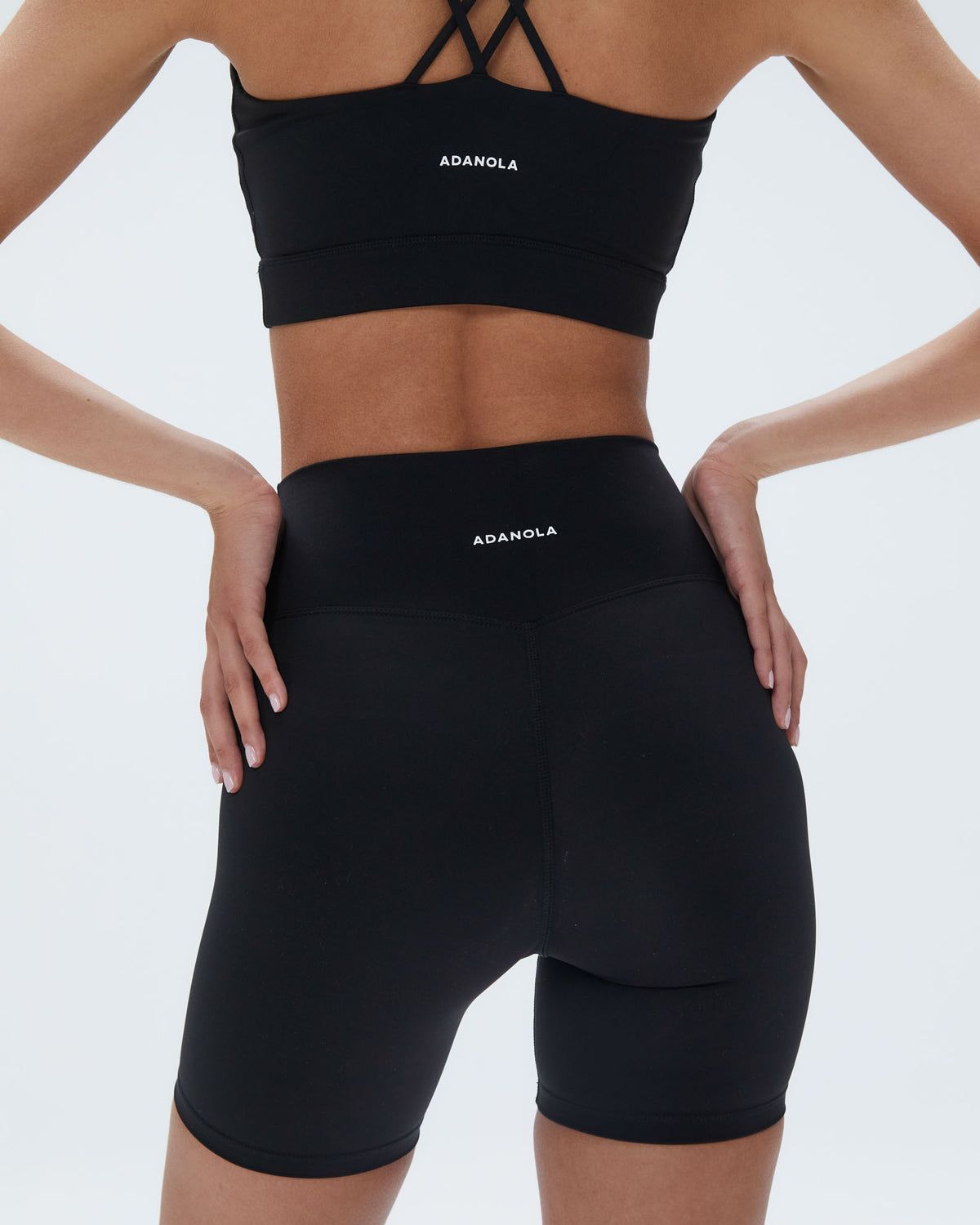 Black Adanola Ultimate Crop Shorts | TBUGDC619