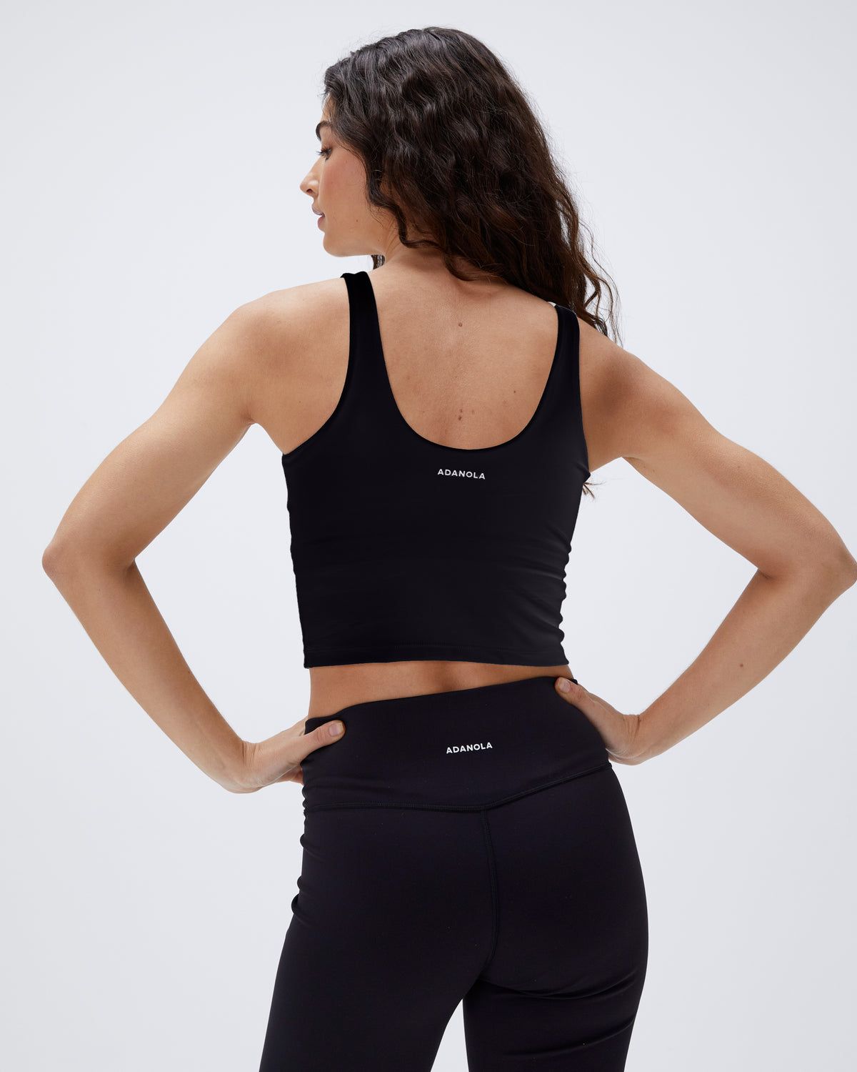 Black Adanola Ultimate Racer Front Scoop Back Bra | WUCHMQ659