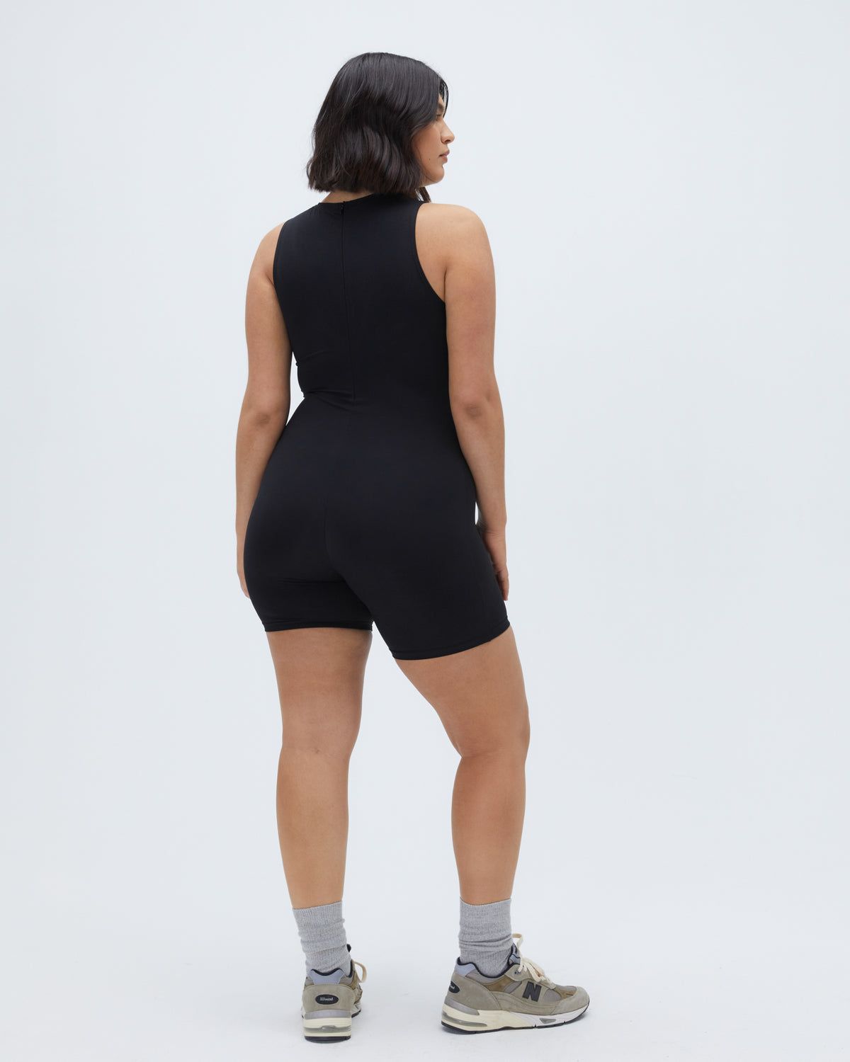 Black Adanola Ultimate Sleeveless Romper | YPEQWC147