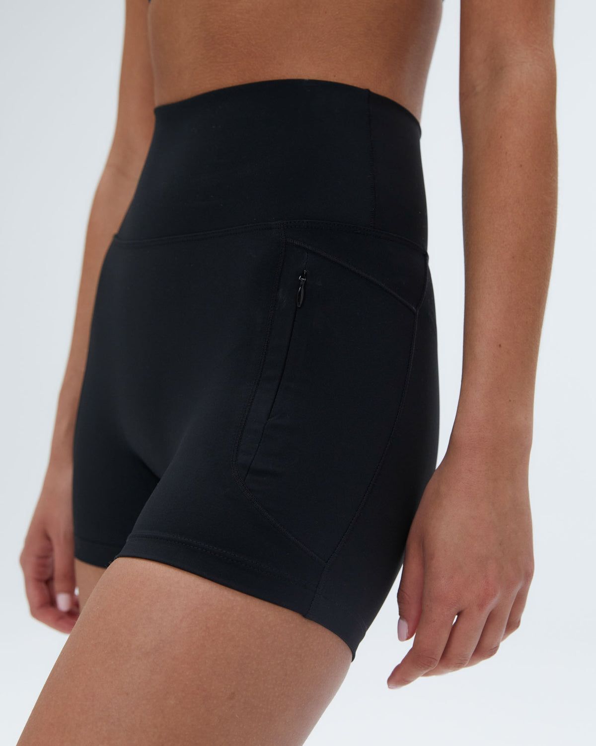 Black Adanola Ultimate Ultra Crop Pocket Short | HGVKNR219
