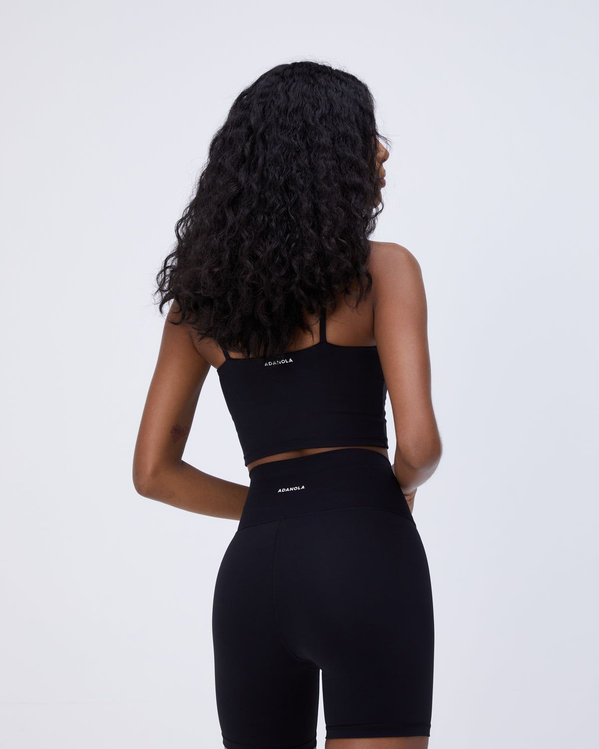 Black Adanola Ultimate Wrap Over Crop Shorts | BQMDSH781