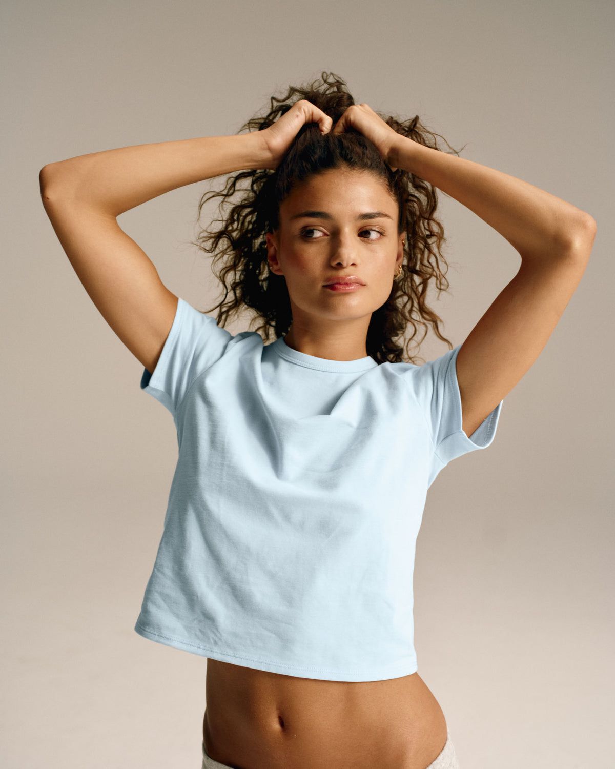 Blue Adanola Short Sleeve Classic T-shirt | OTGMQK381