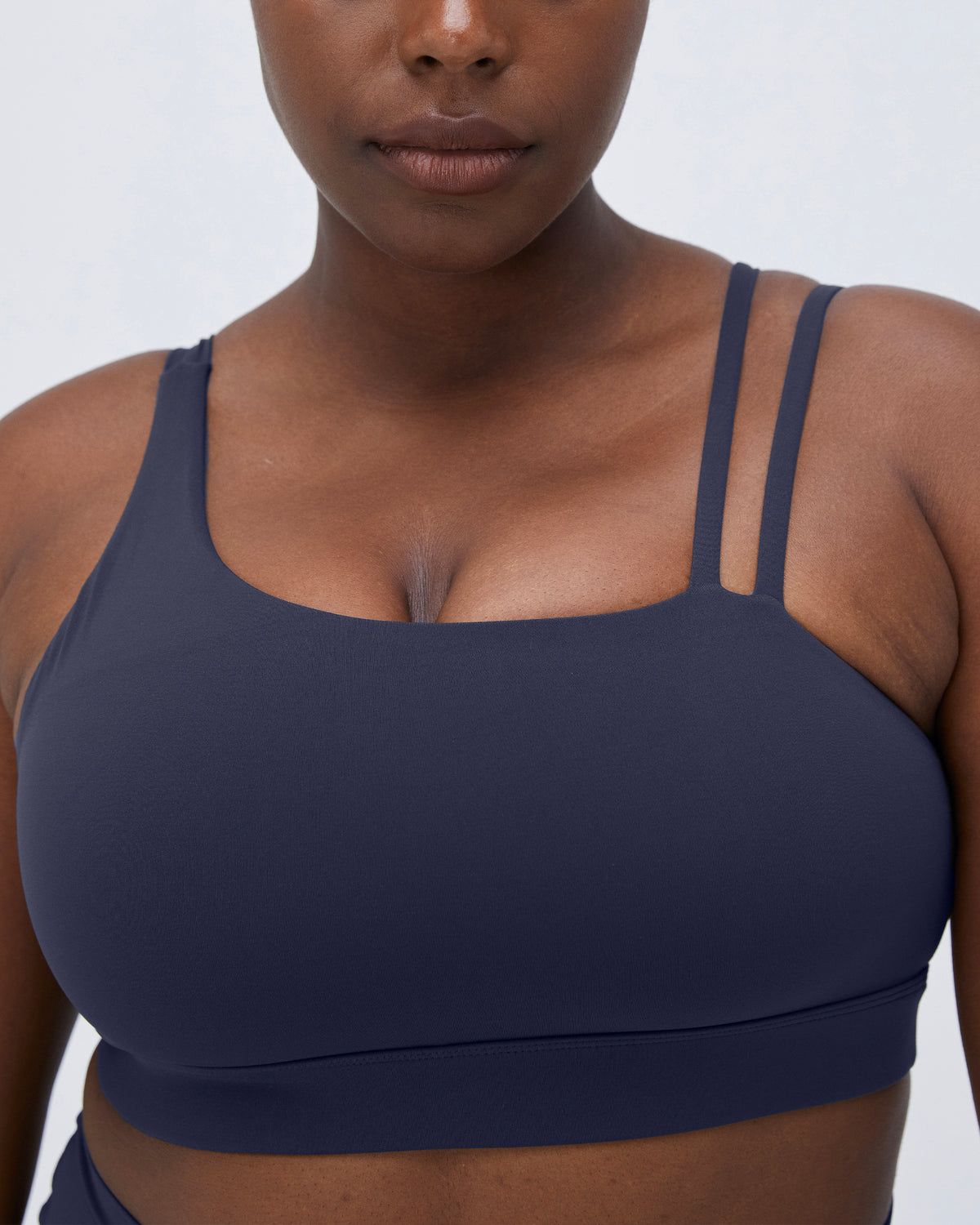 Blue Adanola Ultimate Asymmetric Double Strap Bra | HLFPRZ792