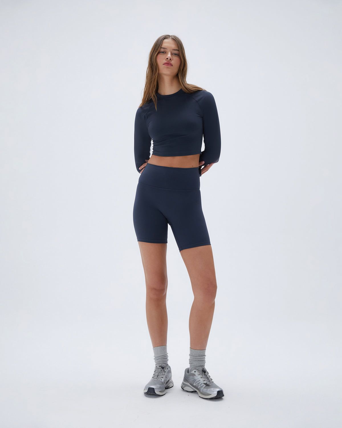 Blue Adanola Ultimate Crop Shorts | JAWVFD796