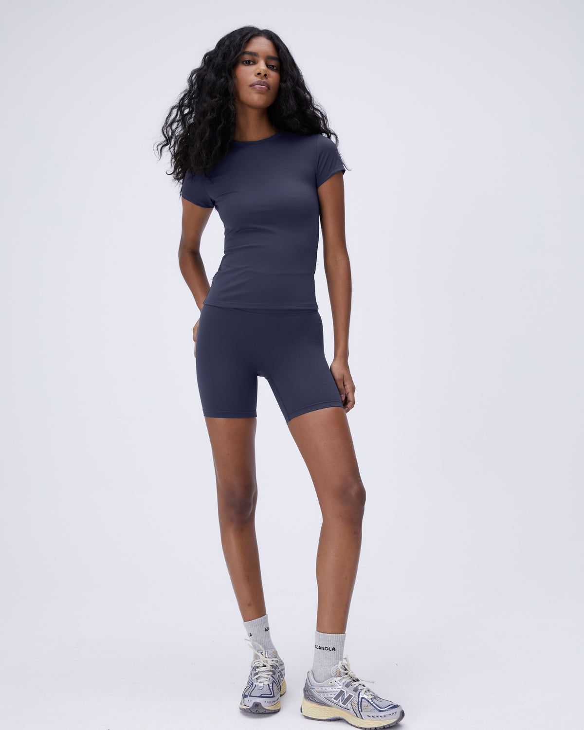 Blue Adanola Ultimate Short Sleeve Top | UPMSOE390