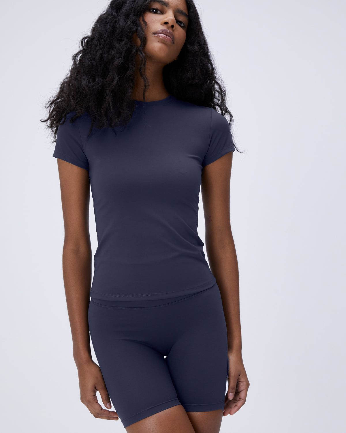 Blue Adanola Ultimate Short Sleeve Top | UPMSOE390