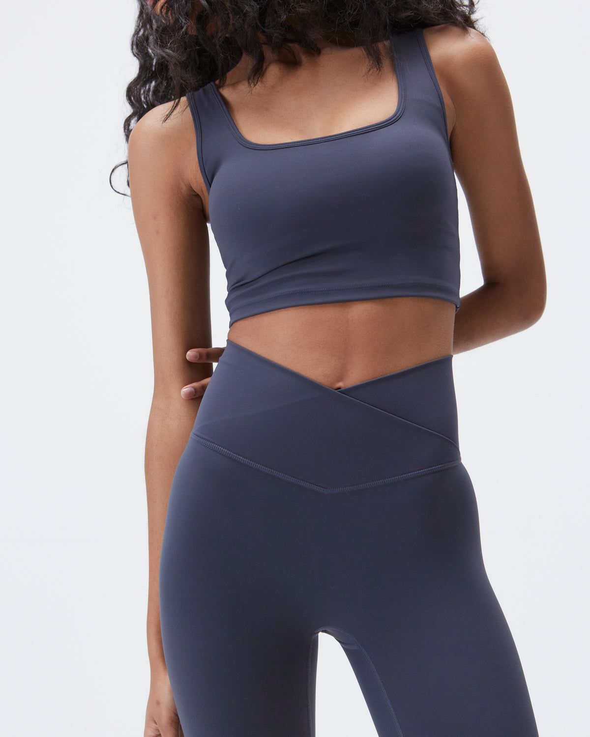 Blue Adanola Ultimate Wrap Over Leggings | UWBQIF857