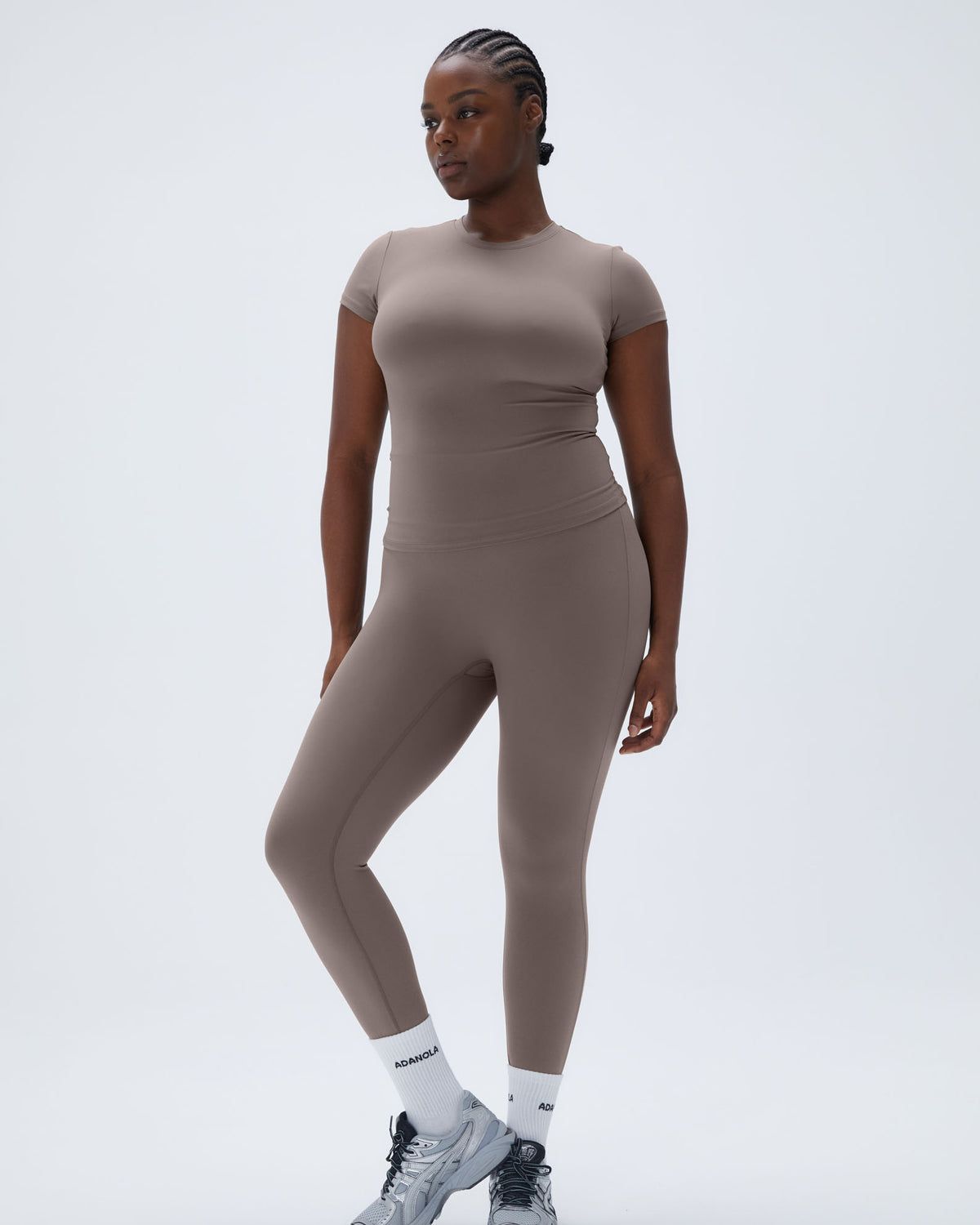 Brown Adanola Ultimate Short Sleeve Top | QDPHVX801