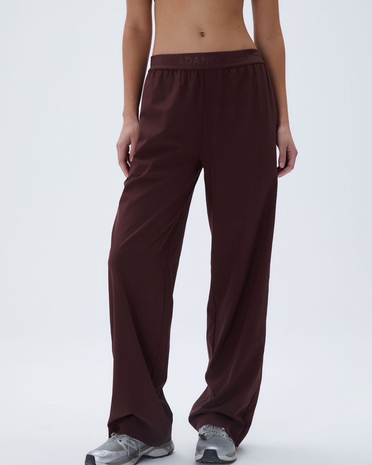 Burgundy Adanola Branded Waistband Pant | ZMSAYP038