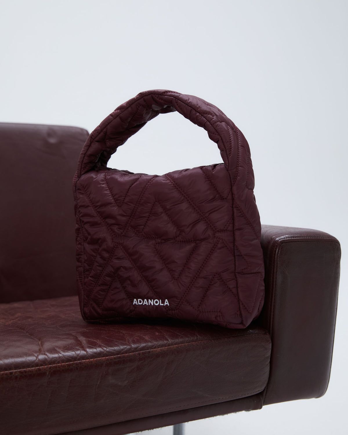 Burgundy Adanola Quilted Mini Bag | JSCDTH427