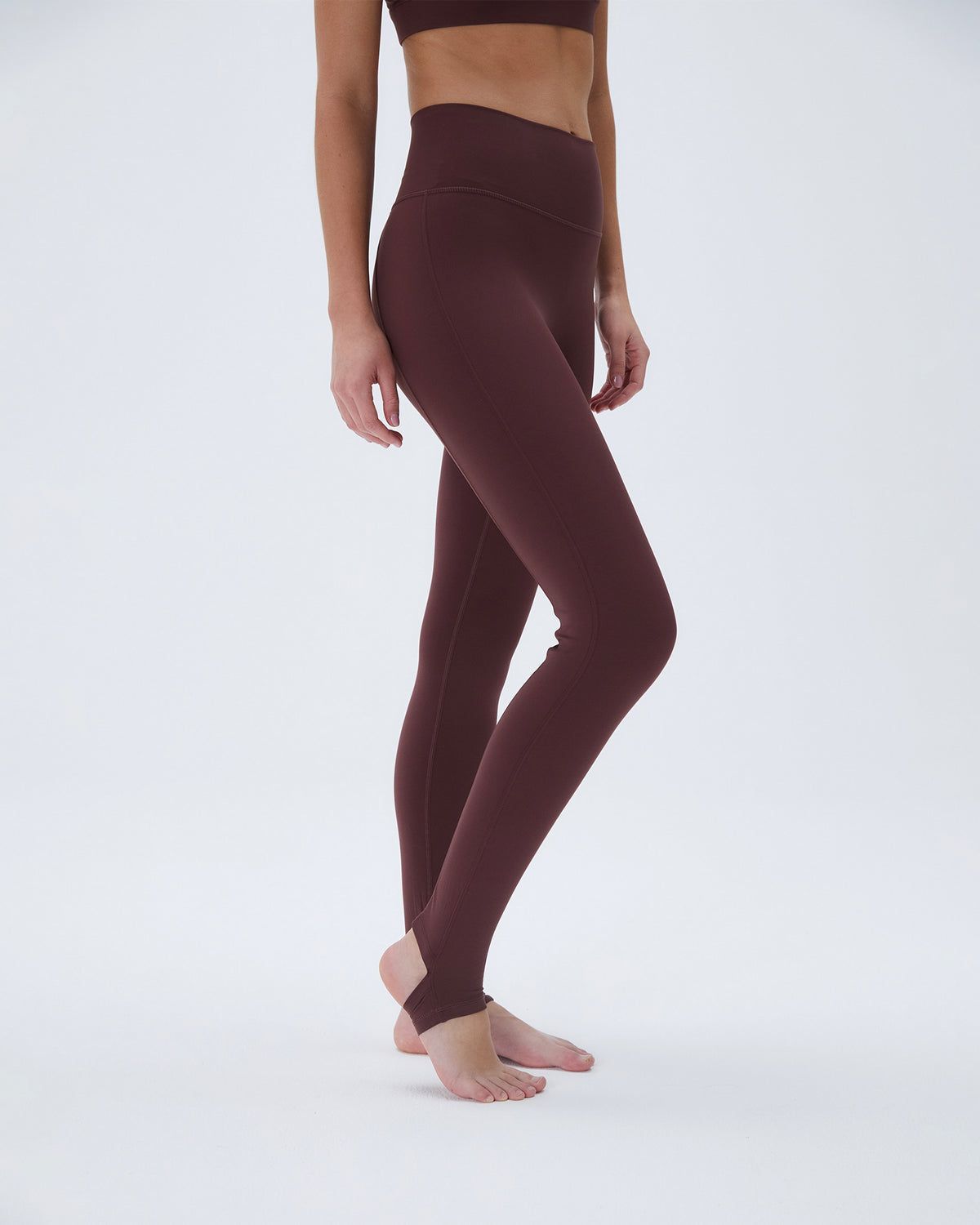 Burgundy Adanola Ultimate Stirrup Leggings | VQCUFH146