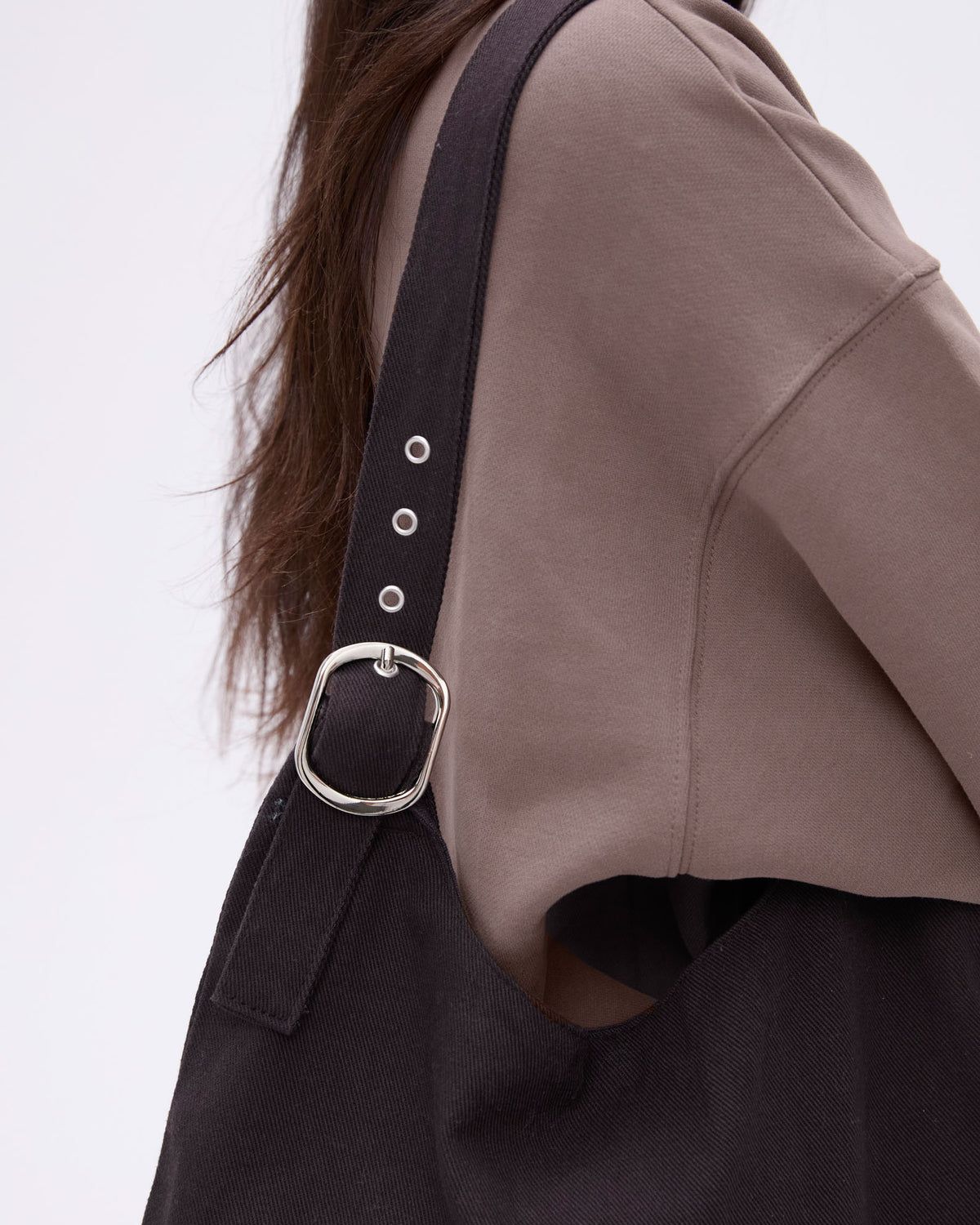 Coffee Adanola Buckle Shoulder Bag | FDVOGJ591