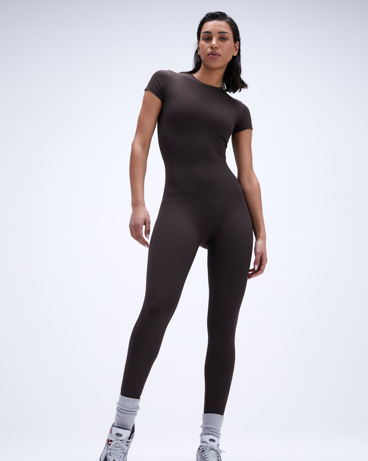 Coffee Adanola Ultimate Full Length Unitard | ISONFB964