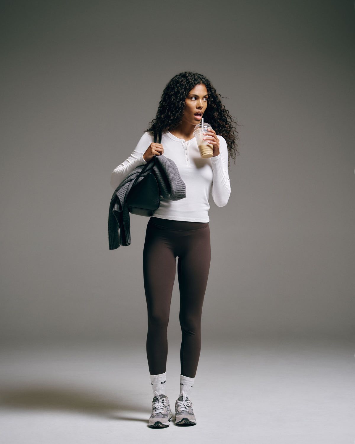Coffee Adanola Ultimate Leggings | CPYDSK324
