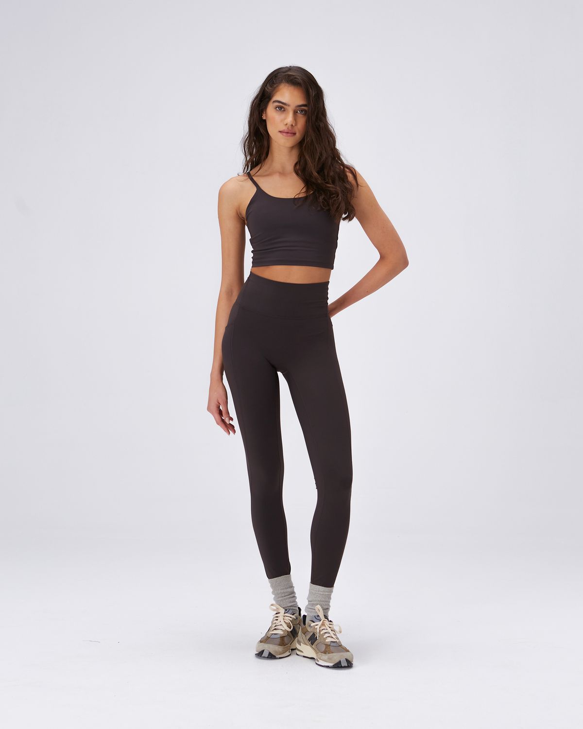 Coffee Adanola Ultimate Pocket Leggings | OHGQPI048