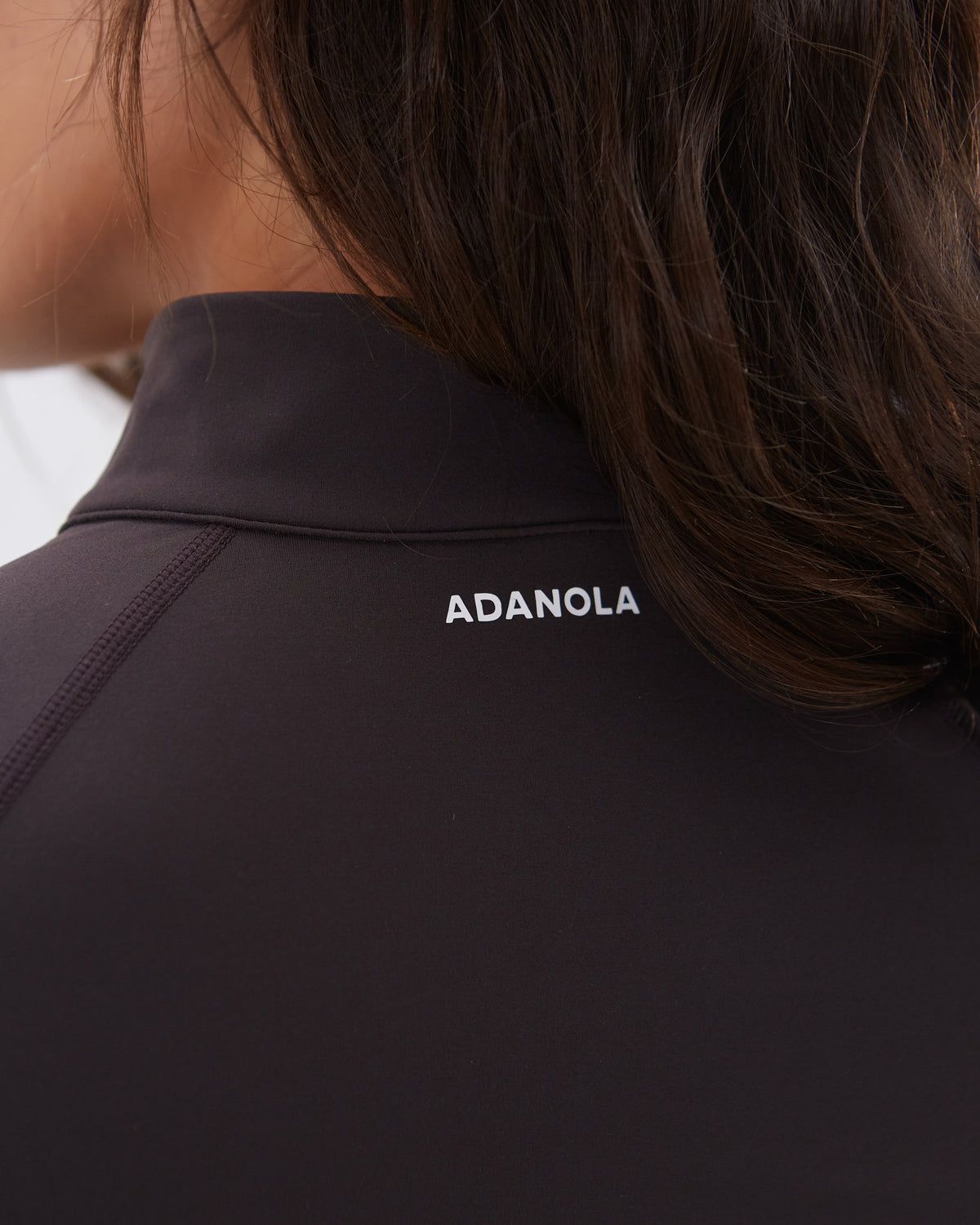 Coffee Adanola Ultimate Short Sleeve Zip Up Top | NHJWVC460