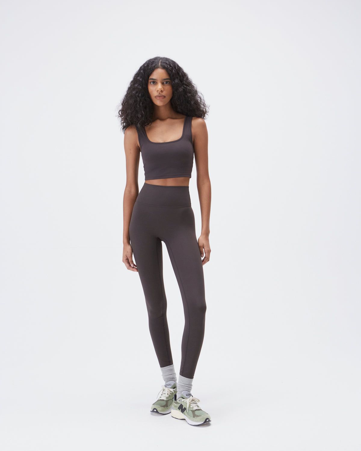 Coffee Adanola Ultimate Square Neck Bra | QDGPHK021