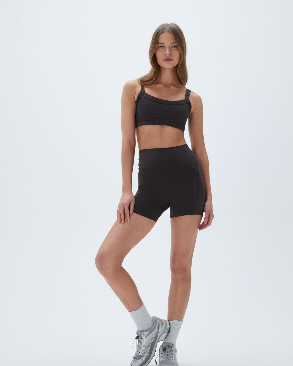Coffee Adanola Ultimate Ultra Crop Pocket Short | YNRVDK183