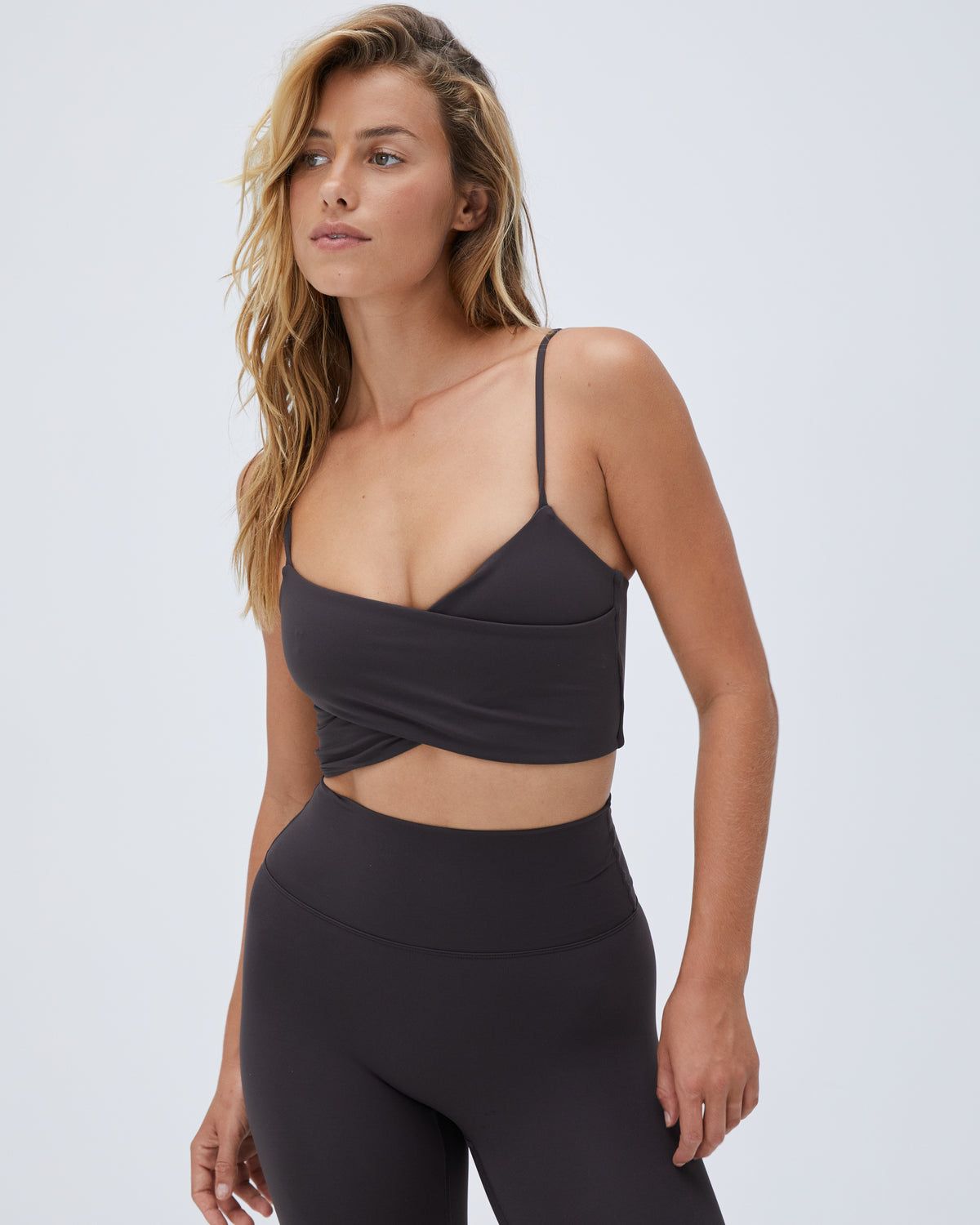 Coffee Adanola Ultimate Wrap Bra | ZDAOMX326