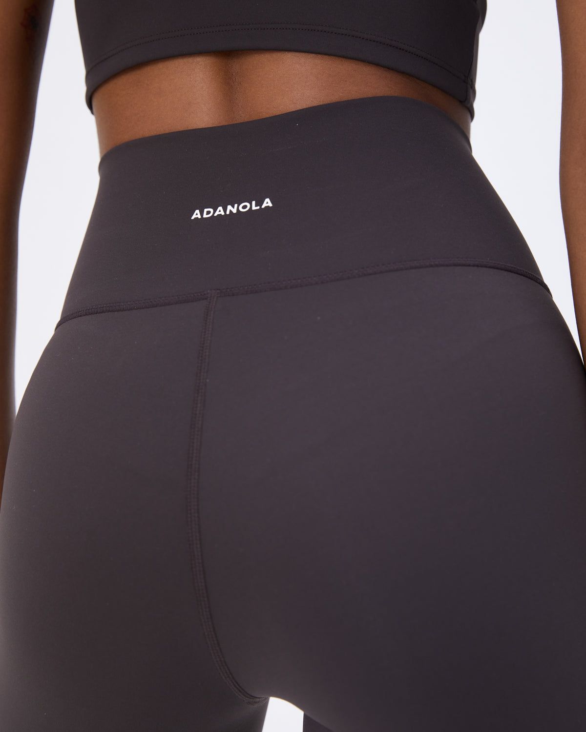 Coffee Adanola Ultimate Wrap Over Crop Shorts | HMZJDY531