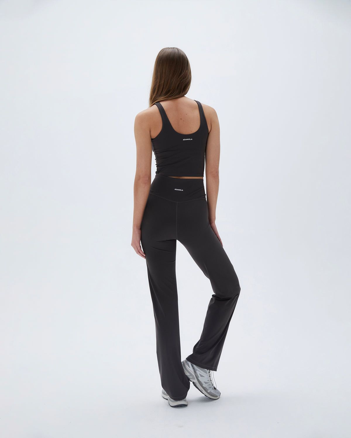 Coffee Adanola Ultimate Wrap Over Yoga Pant | XHYLEI723