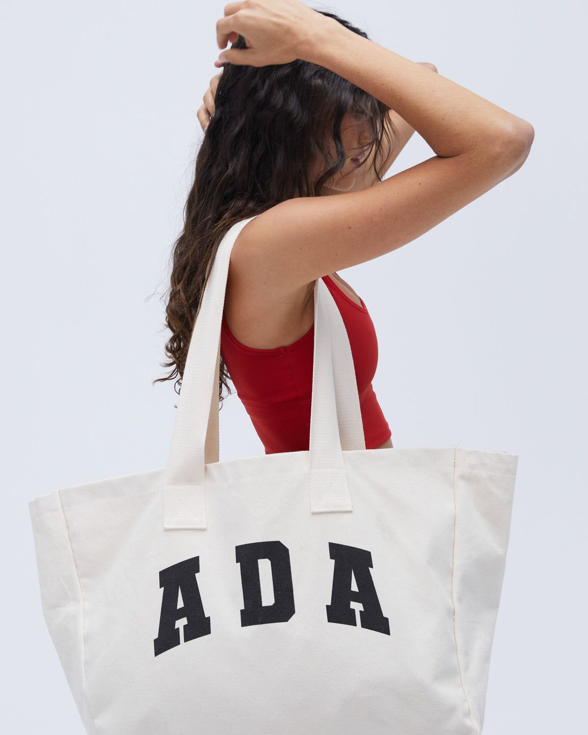 Cream Adanola ADA Tote Bag | AVFULW437