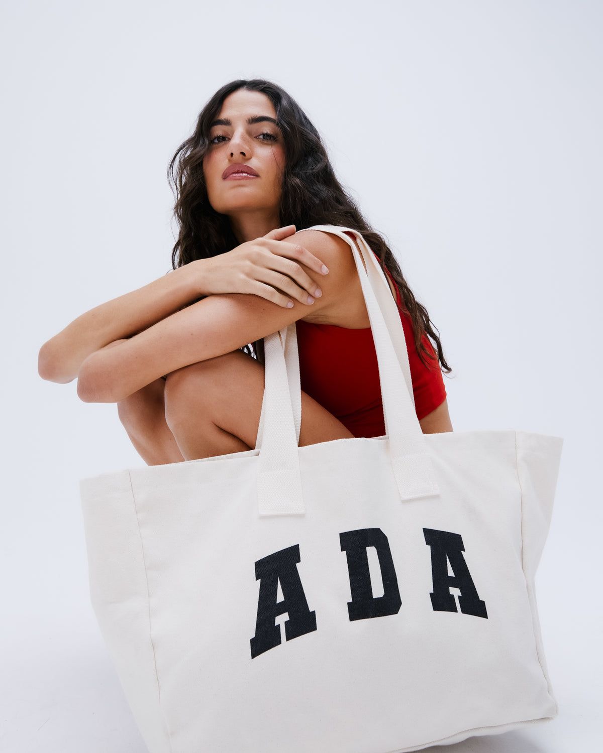 Cream Adanola ADA Tote Bag | AVFULW437