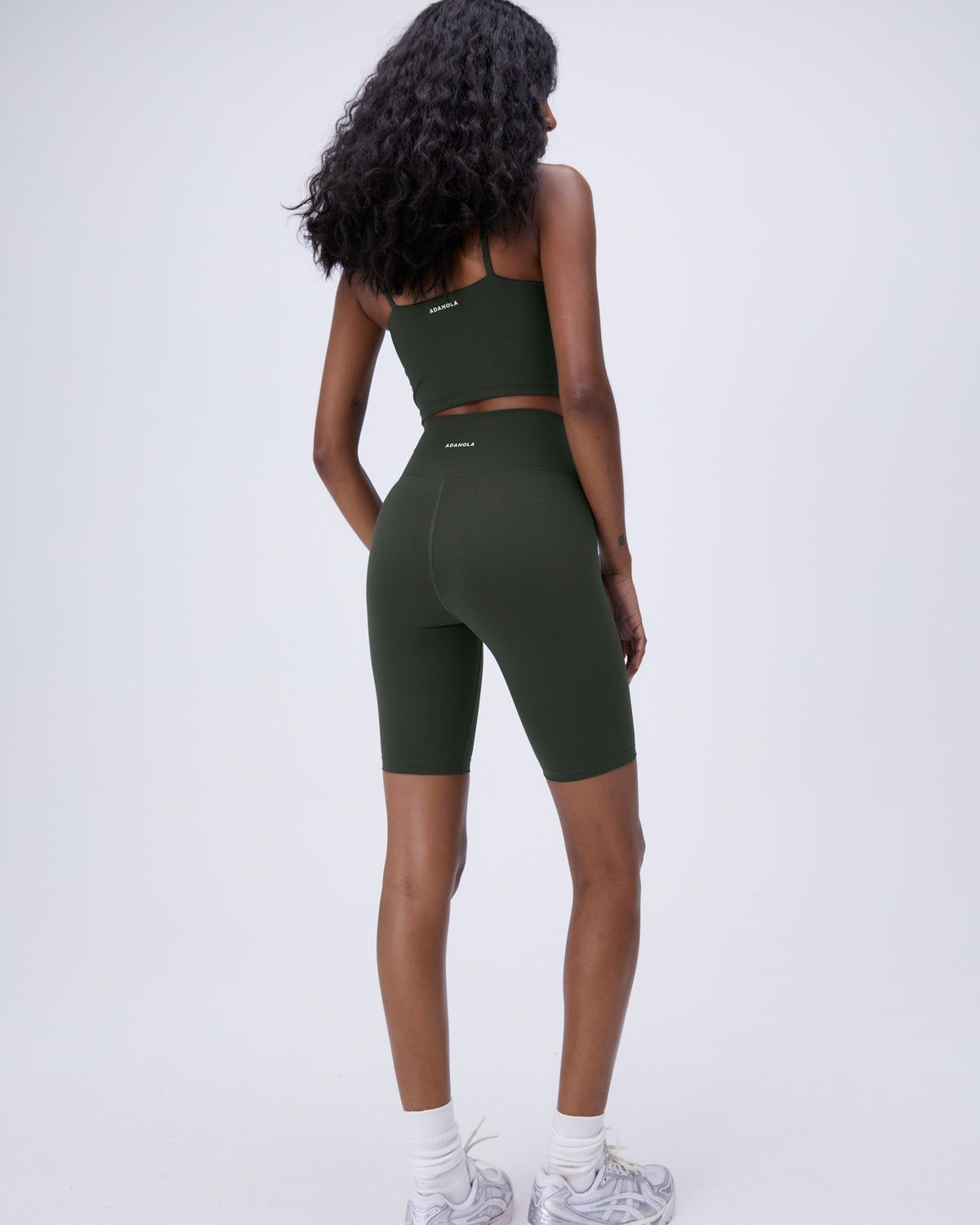 Dark Olive Adanola Ultimate Bike Shorts | LINAMY298