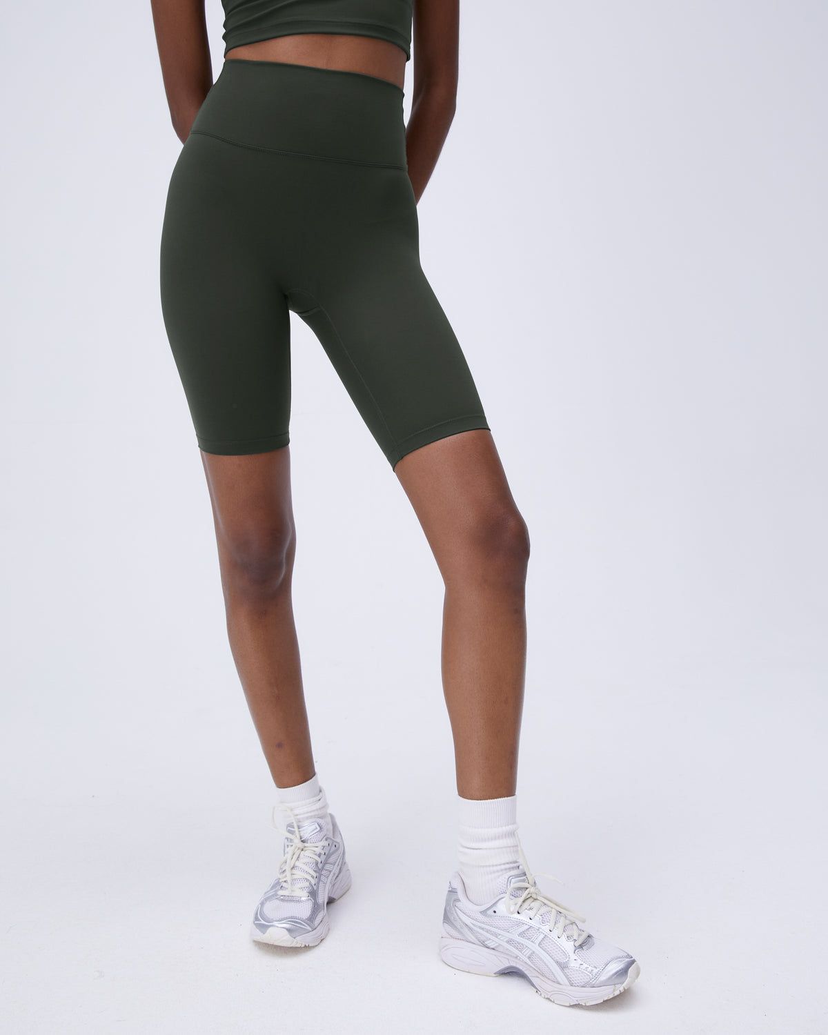 Dark Olive Adanola Ultimate Bike Shorts | LINAMY298