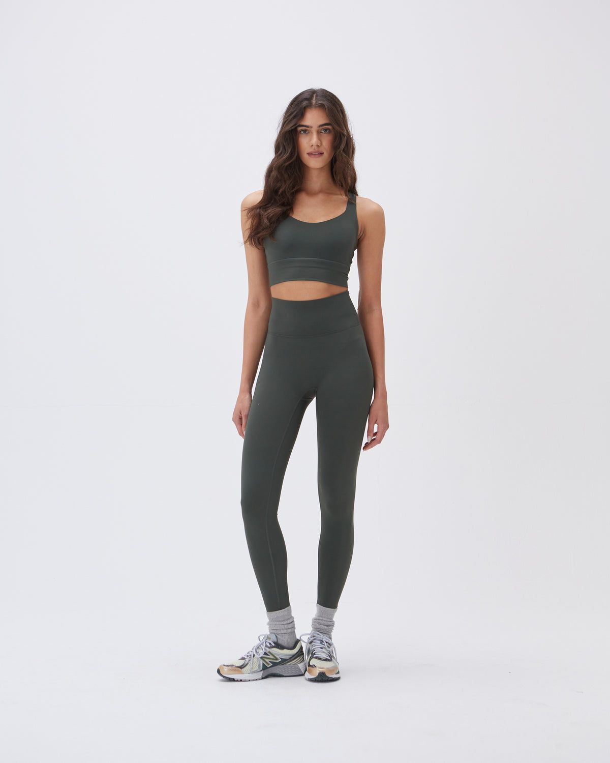 Dark Olive Adanola Ultimate Leggings | YZRKIP215