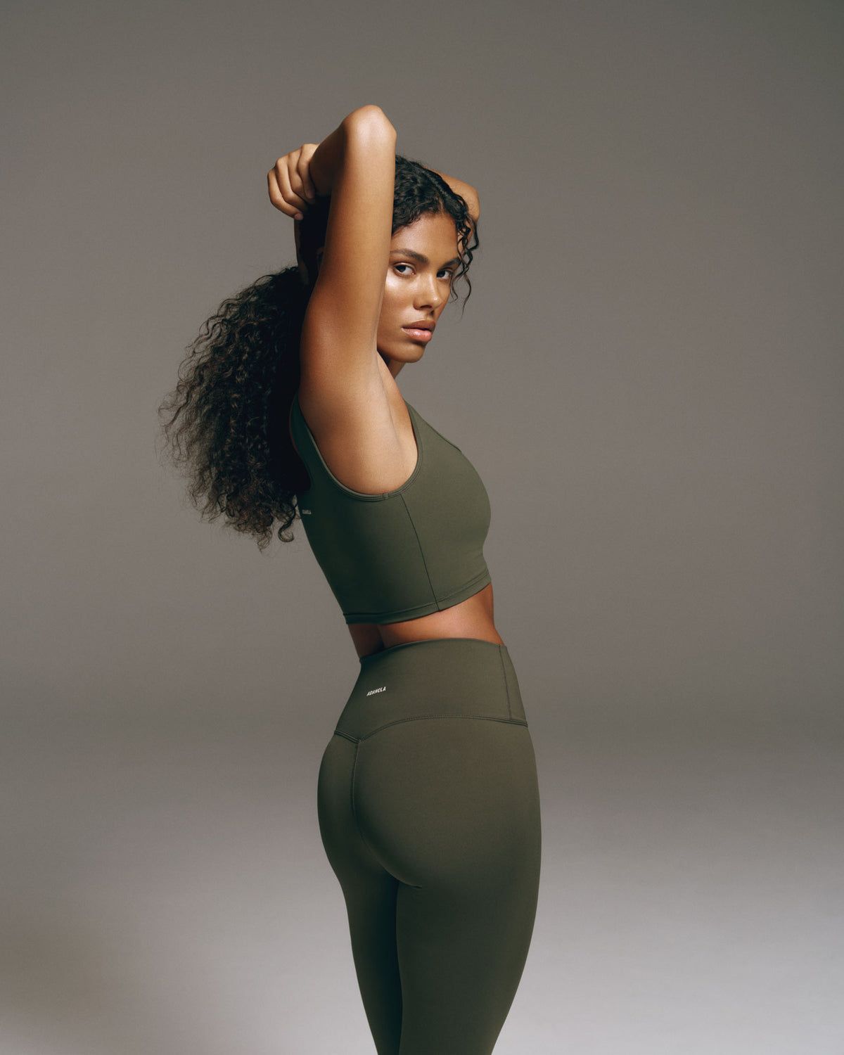 Dark Olive Adanola Ultimate Leggings | YZRKIP215