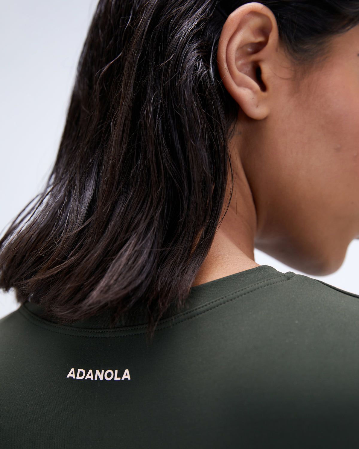 Dark Olive Adanola Ultimate Long Sleeve Top | MHSXFA067