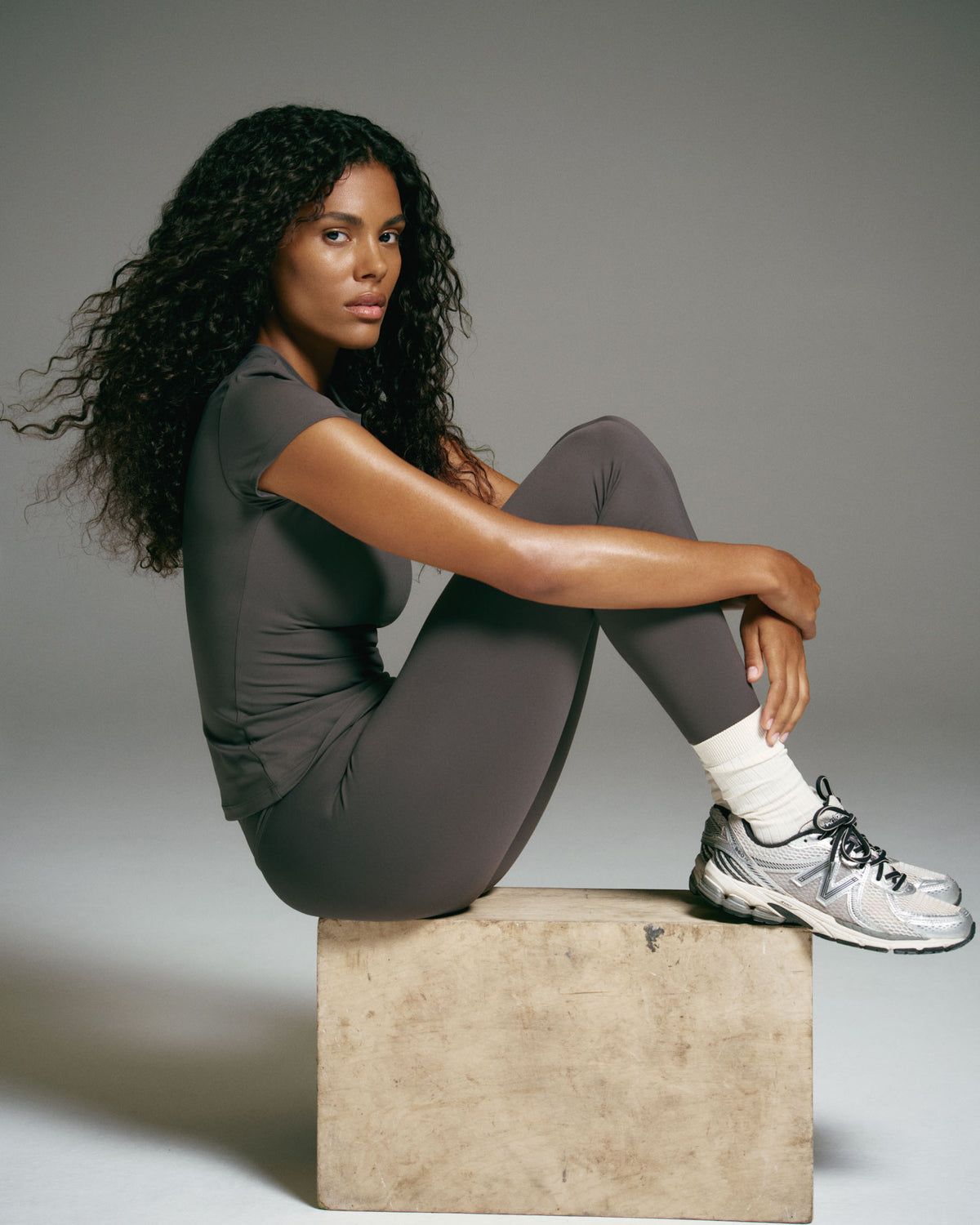 Deep Grey Adanola Ultimate Leggings | BLWGPD856